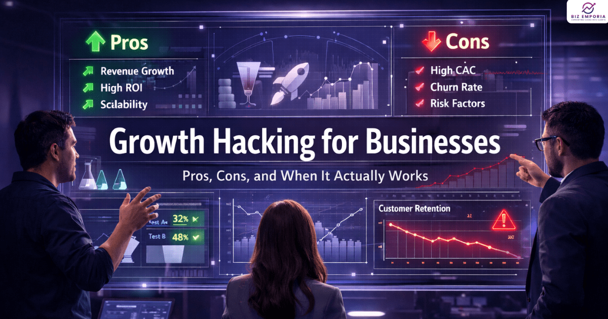 Growth Hacking for Business: Pros, Cons, and When It Actually Works