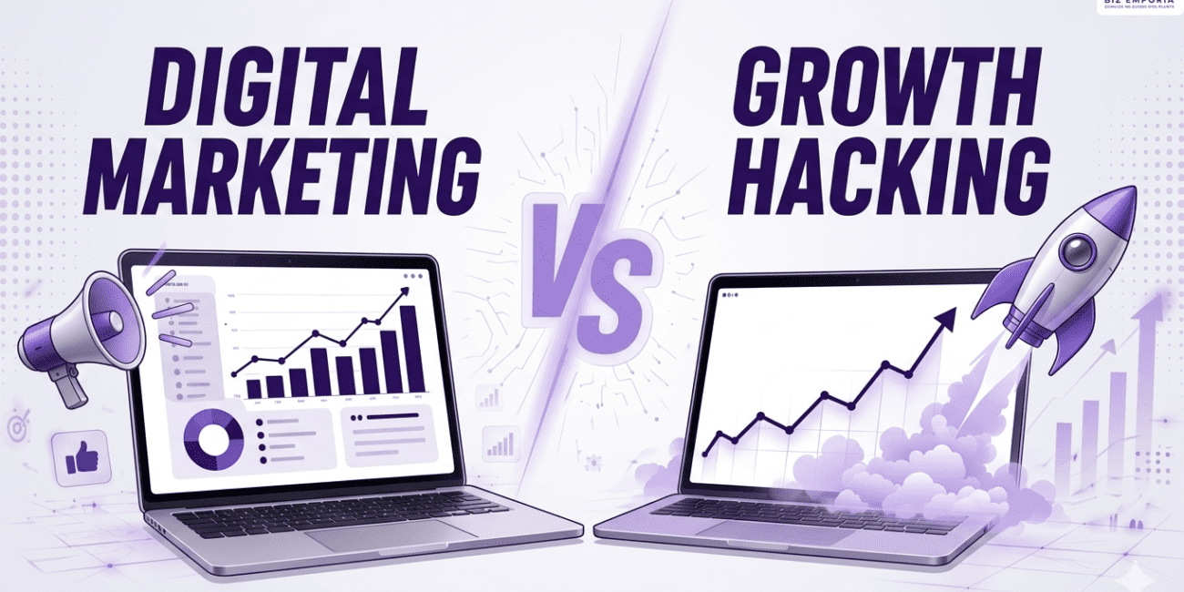 Growth Hacking vs Digital Marketing: Which Do You Need?