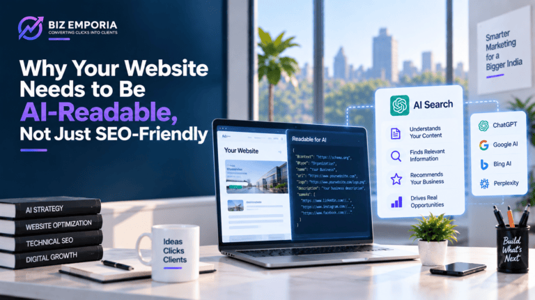 AI-readable website