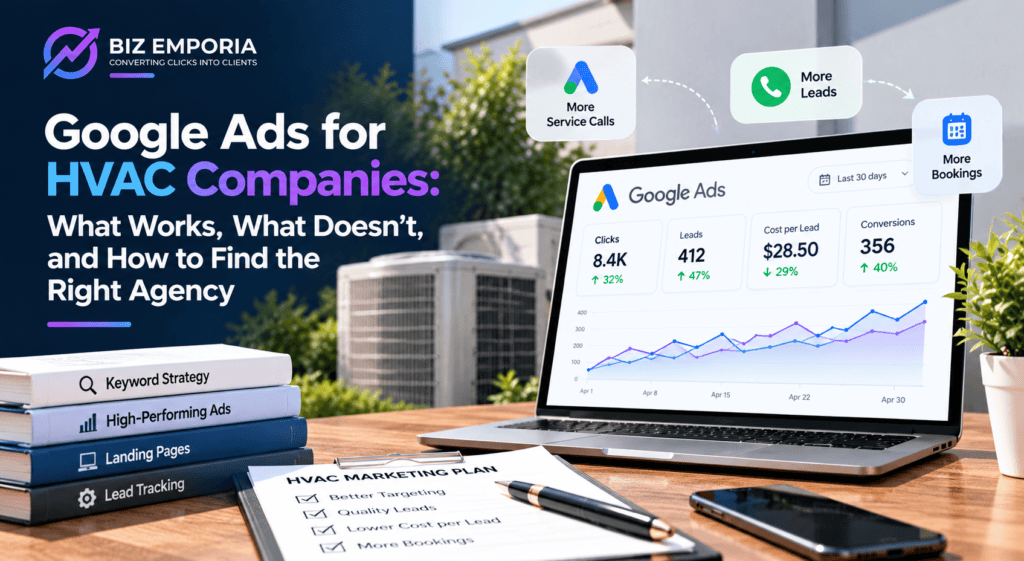 Google Ads agency for HVAC company