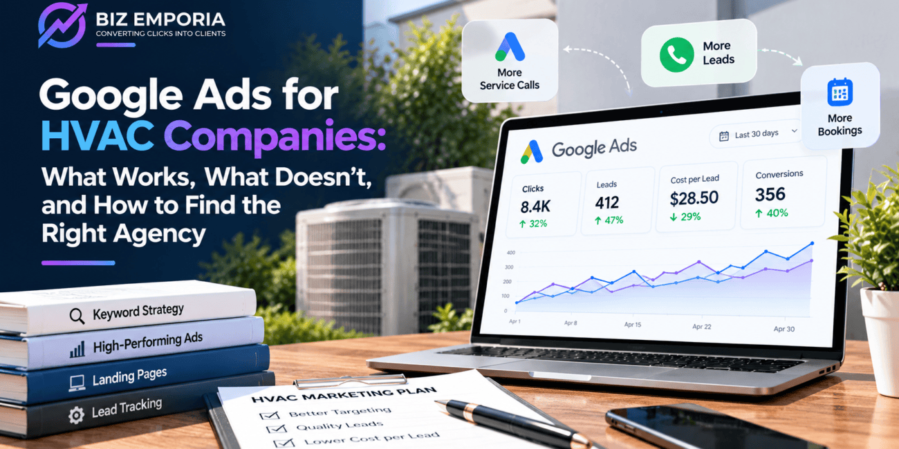 Google Ads agency for HVAC company