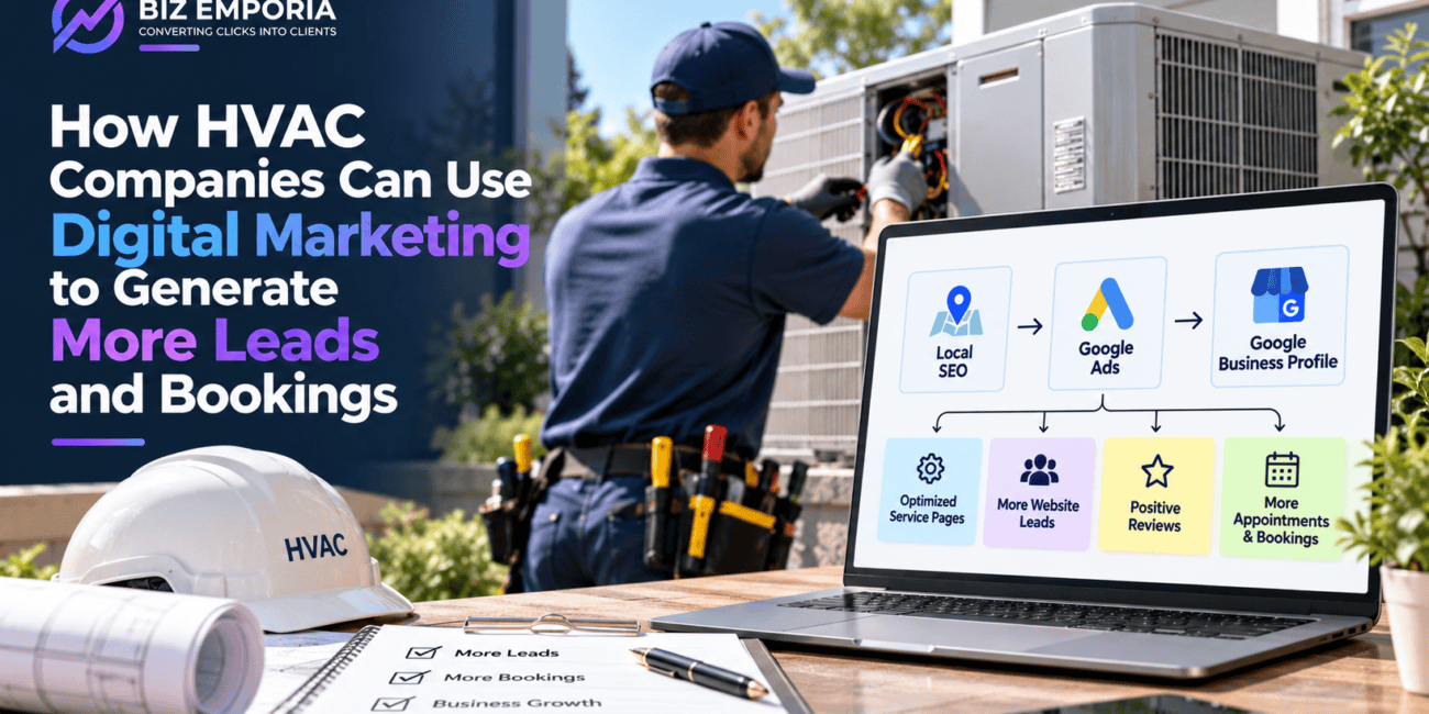 digital marketing agency for HVAC company